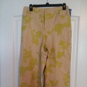 NWT jh Collectables Capris Sz 10 Linen